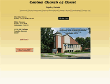 Tablet Screenshot of cofccentral-topeka.org